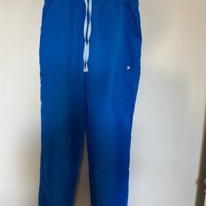 Figs Women's Bright Blue Cargo Pants